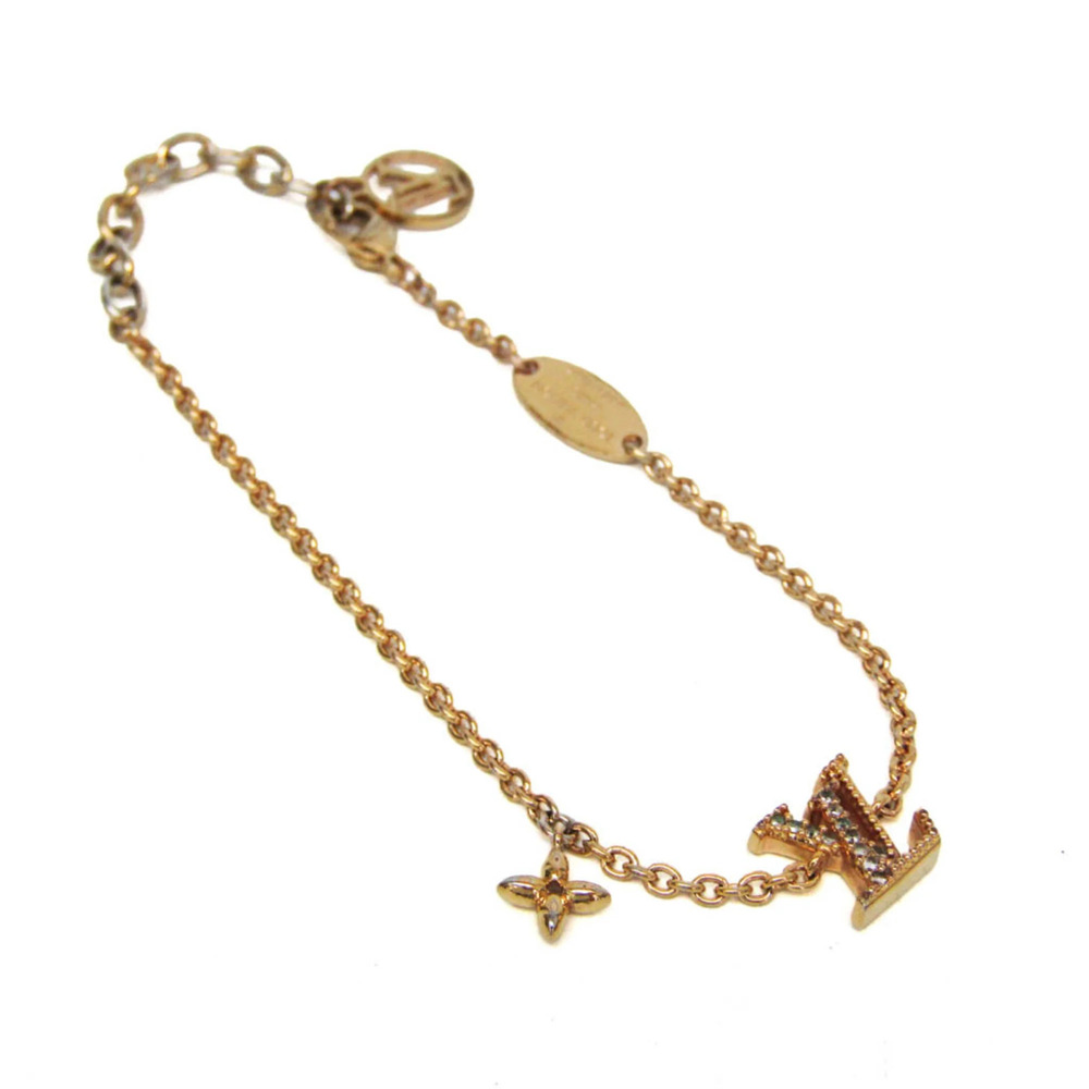 LOUIS VUITTON Gold Charm Bracelet